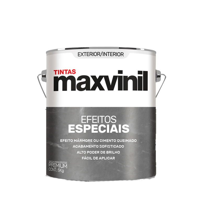 Cimento Queimado Externa 5kg Concreto Maxvinil